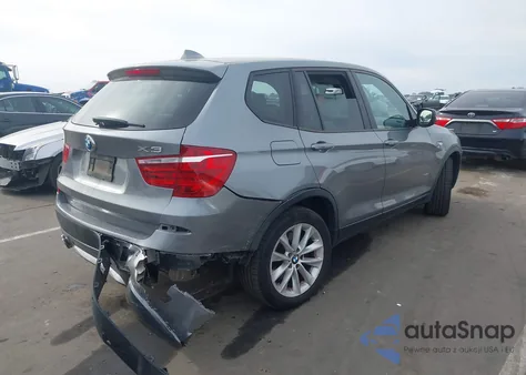 2014 BMW X3 xDrive28I z USA, uszkodzony, nr VIN 5UXWX9C54E0D42738